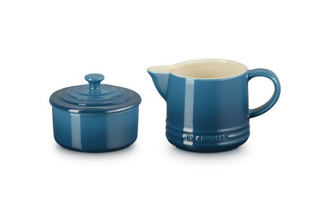 Stoneware Signature Milk & Sugar SetDeep Teal image number 1